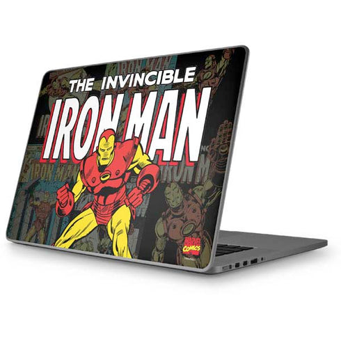 Marvel Classic Comics Iron Man Action Vintage Apple MacBook Pro 17-inch Skin
